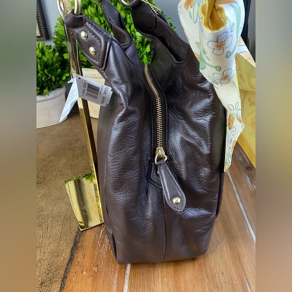 Coach NWT Campbell Mahagony Brown Hobo Shoulder Bag - Picture 11 of 16
